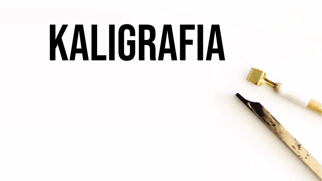 Kaligrafia - Warsztaty pięknego pisania